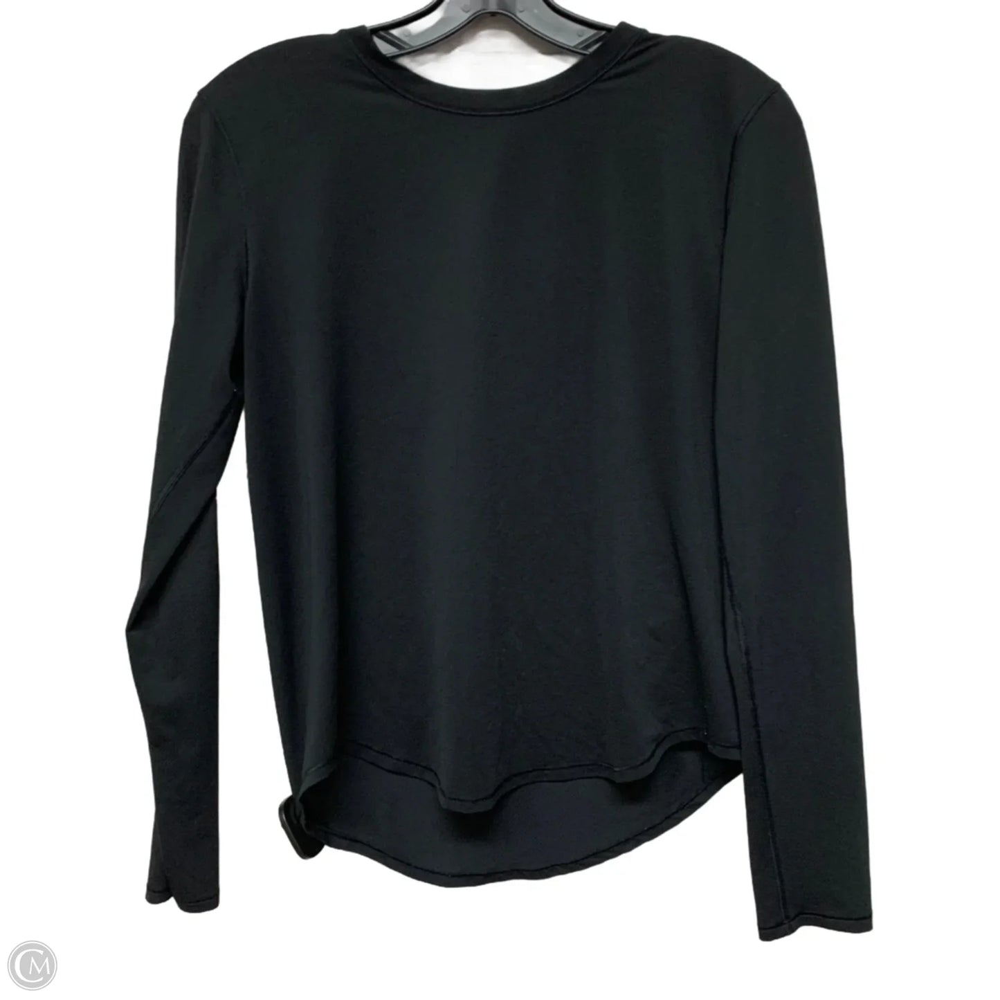 Athletic Top Long Sleeve Crewneck By Lululemon In Black, Size: 26