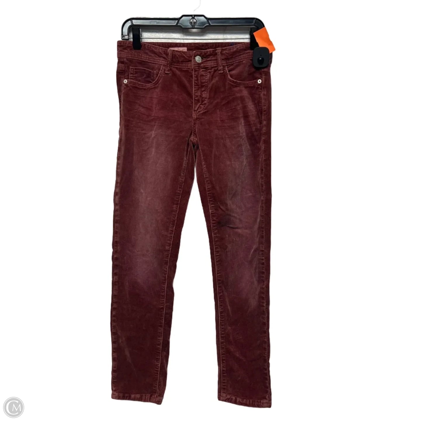 Pants Corduroy Slim Boyfriend Crop By Pilcro In Pink, Size: 2