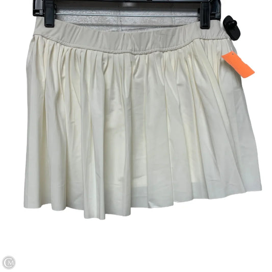 Skirt Mini & Short By Anthropologie In White, Size: M