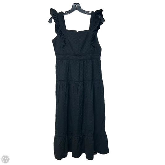 Dress Casual Maxi By Ann Taylor In Black, Size: Mp