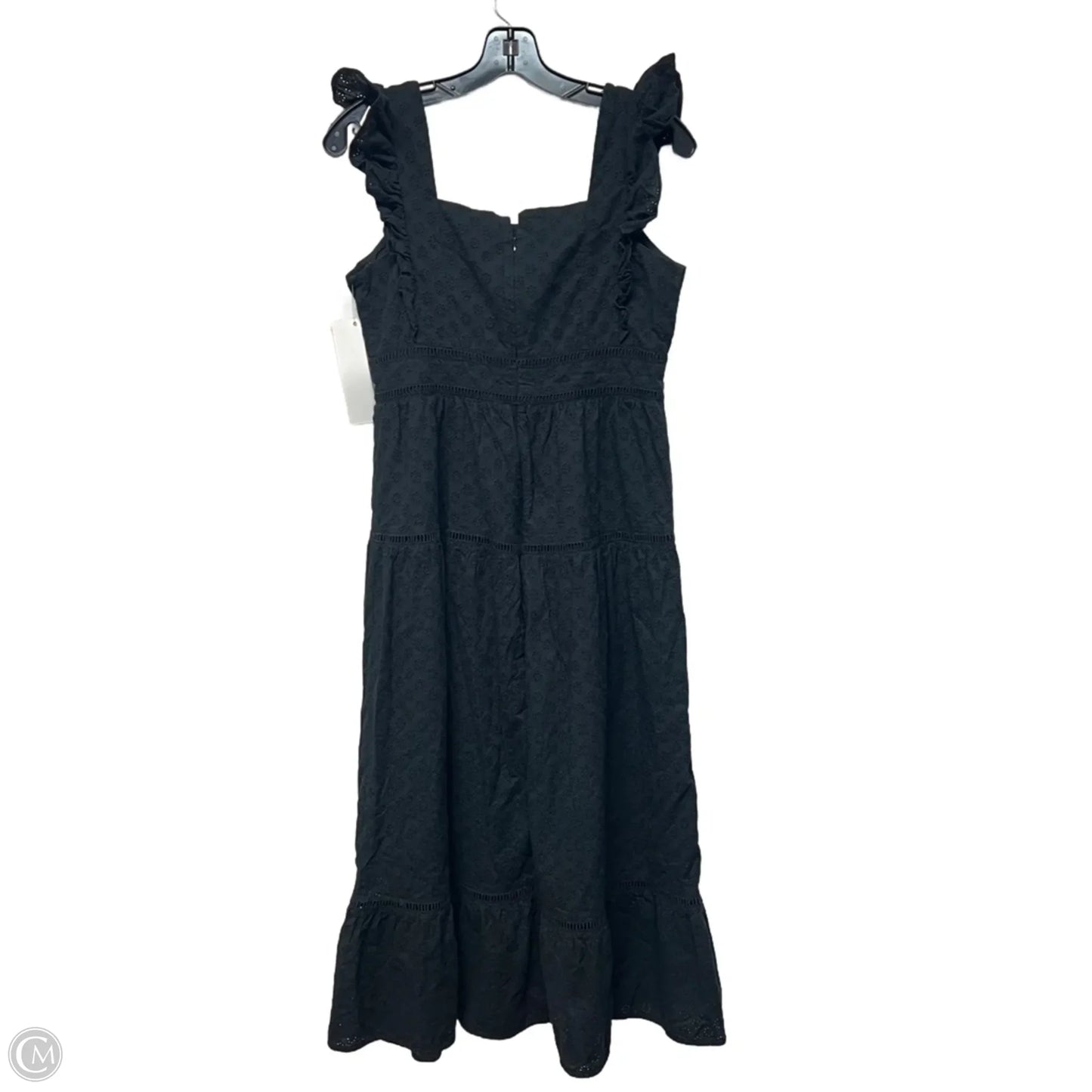 Dress Casual Maxi By Ann Taylor In Black, Size: Mp