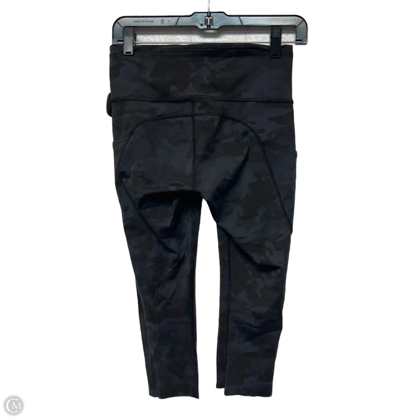 Athletic Leggings Capris By Lululemon In Camouflage Print, Size: S