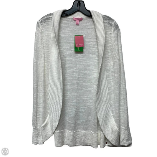 Cardigan Designer By Lilly Pulitzer In White, Size: M