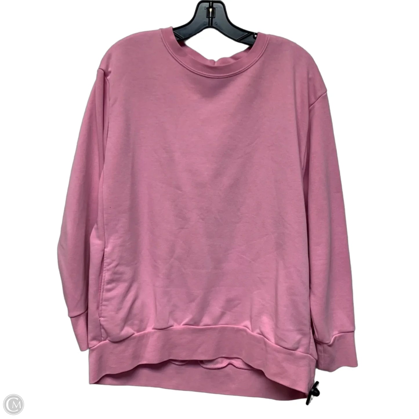 Athletic Sweatshirt Crewneck By Nike Apparel In Pink, Size: M