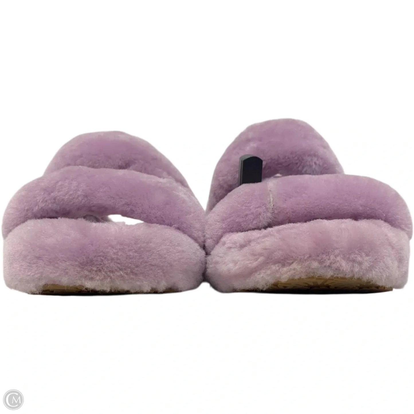 Slippers Designer By Ugg In Purple, Size: 9