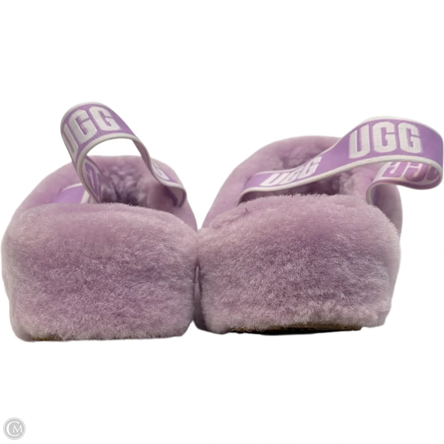 Slippers Designer By Ugg In Purple, Size: 9
