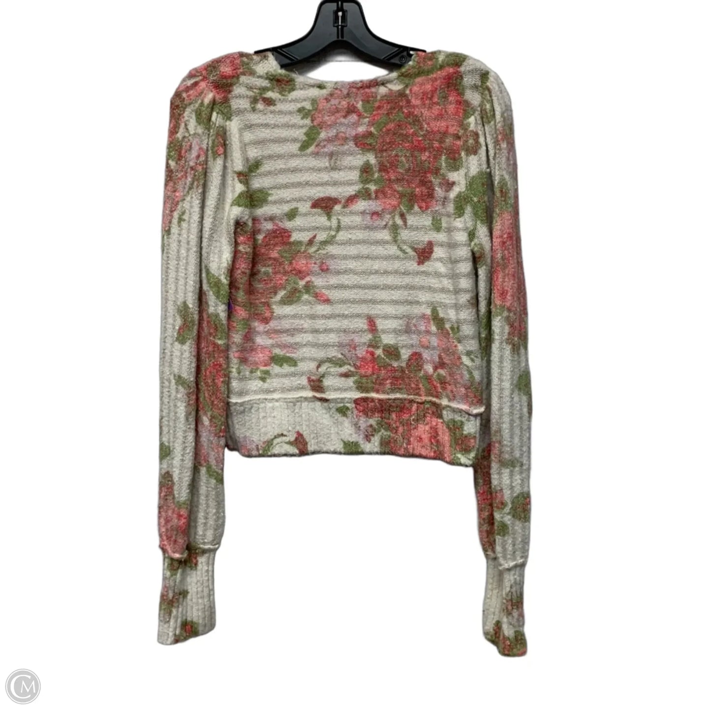 Sweater By Free People In Floral Print, Size: S