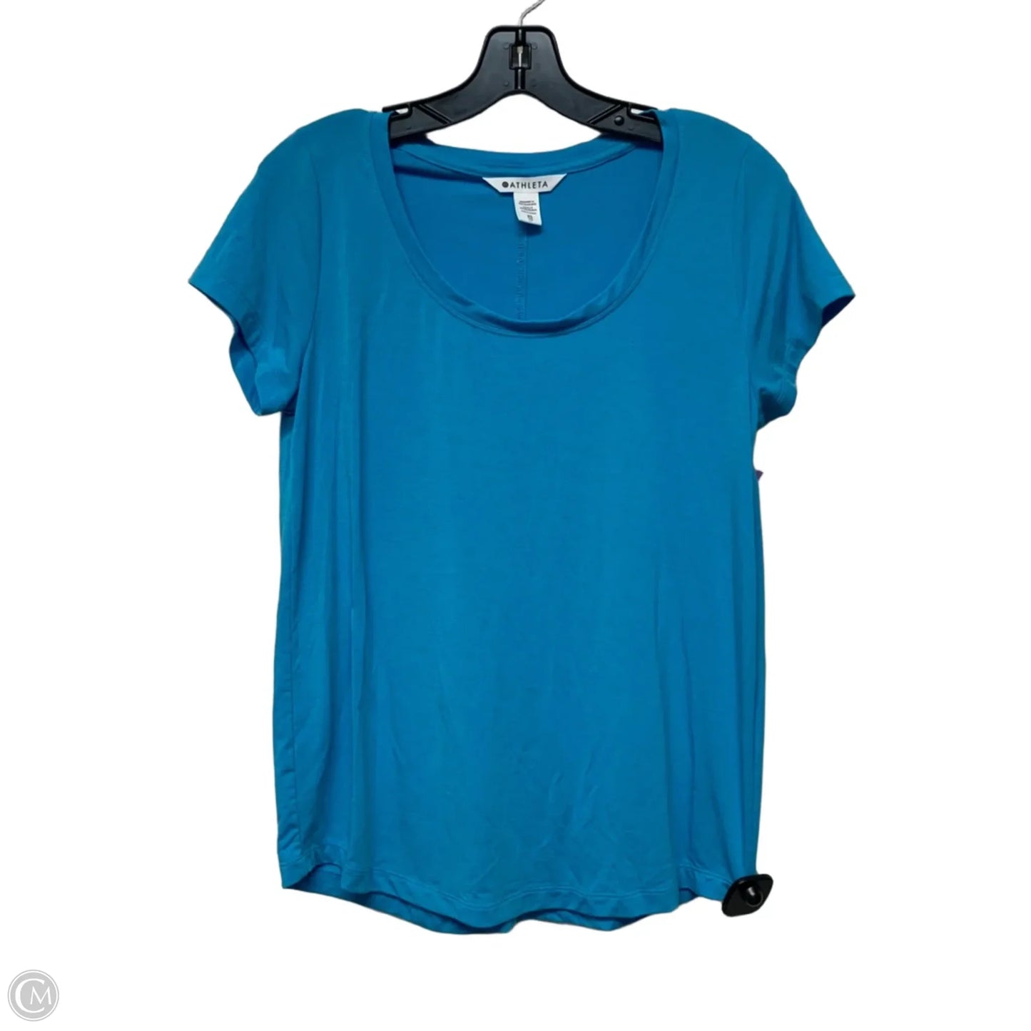 Athletic Top Short Sleeve By Athleta In Blue, Size: Xs