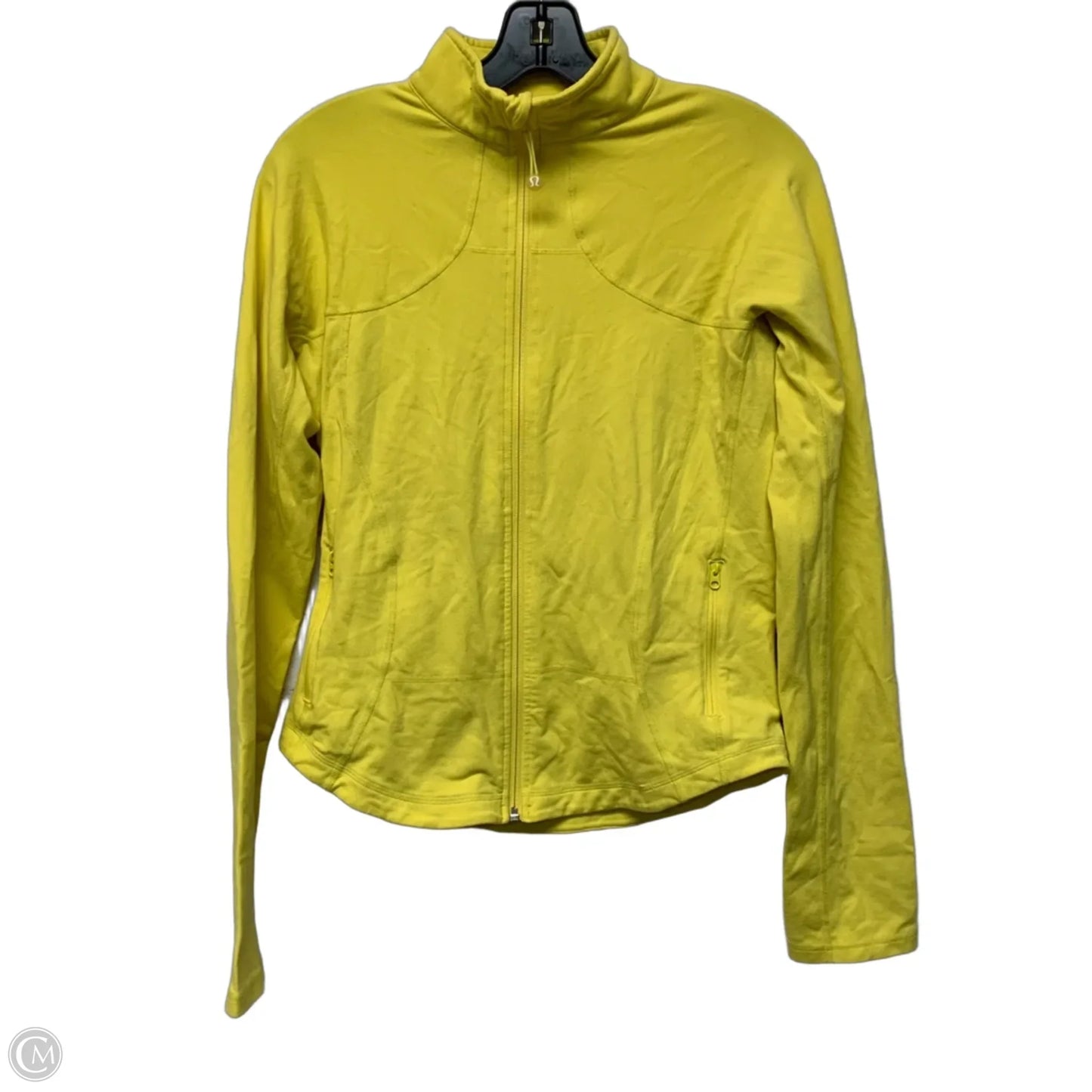 Athletic Jacket By Lululemon In Yellow, Size: M