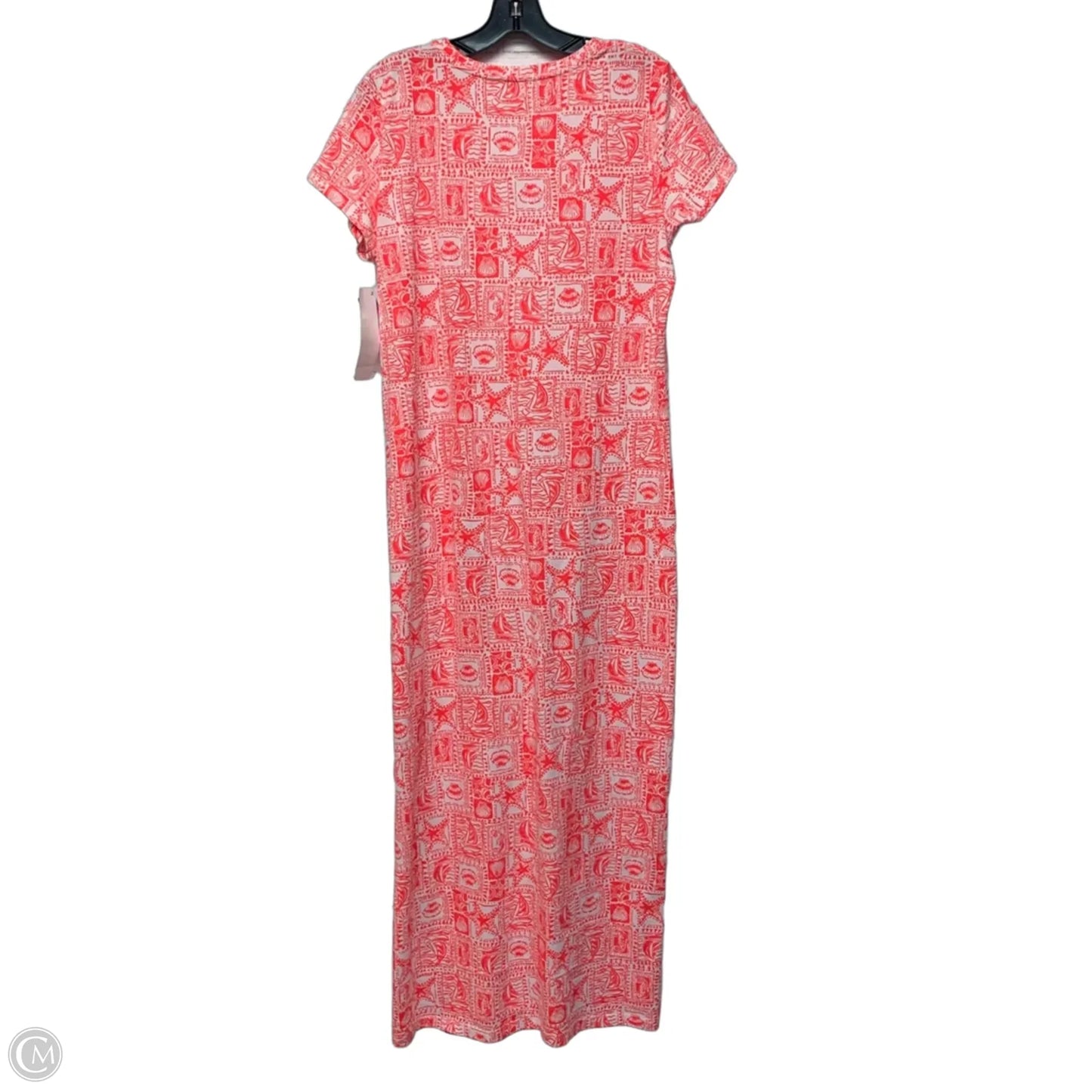 Dress Designer By Lilly Pulitzer In Red & White, Size: L