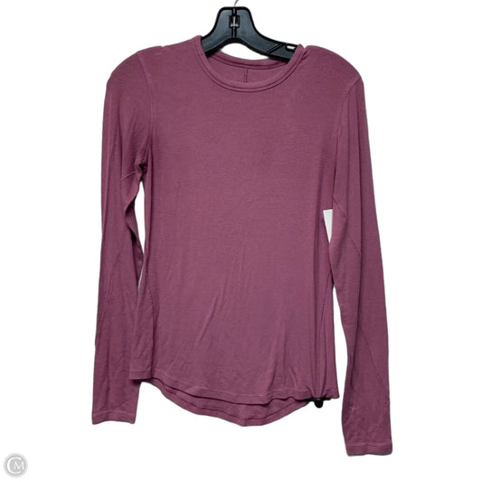Top Long Sleeve By Lululemon In Purple, Size: S