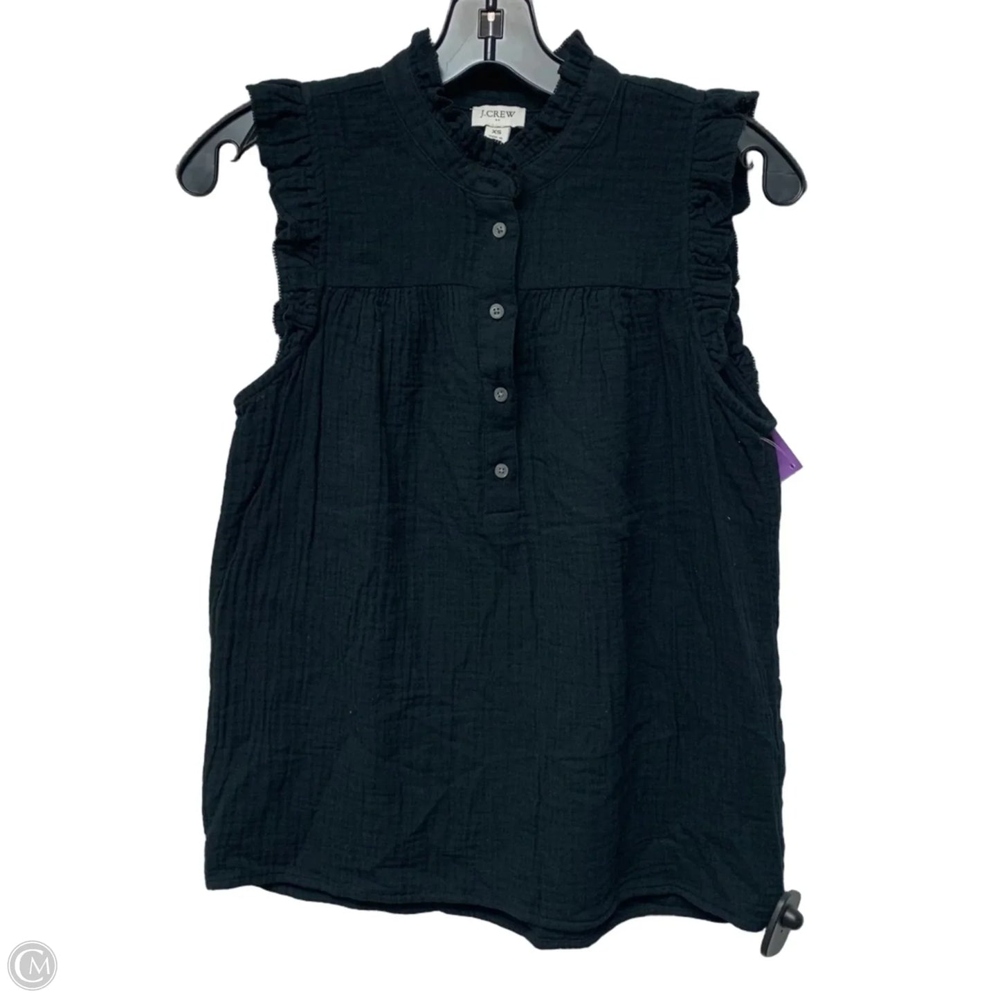 Top Sleeveless By J. Crew In Black, Size: Xs