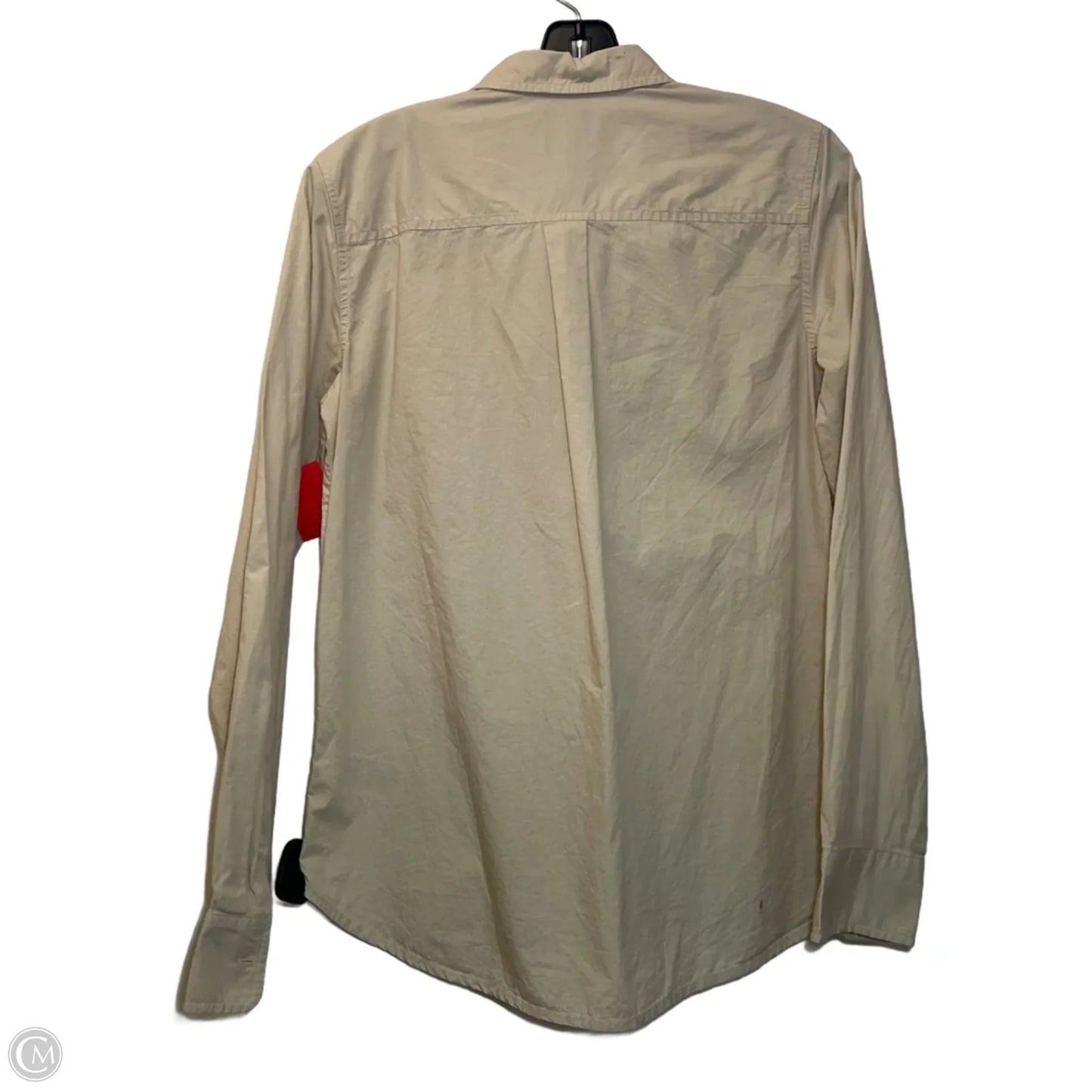 Top Long Sleeve By Gap In Beige, Size: S