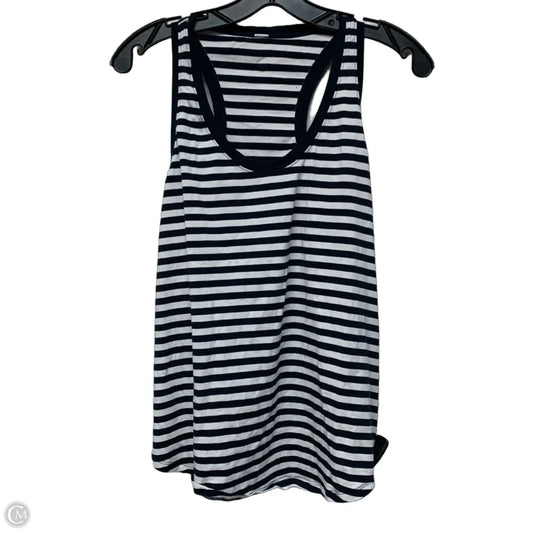 Athletic Tank Top By Lululemon In Blue & White, Size: L