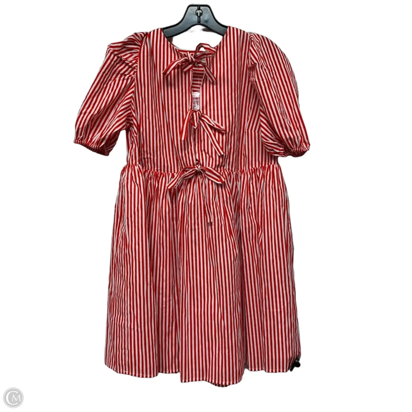 Dress Casual Short By English Factory In Red & White, Size: M