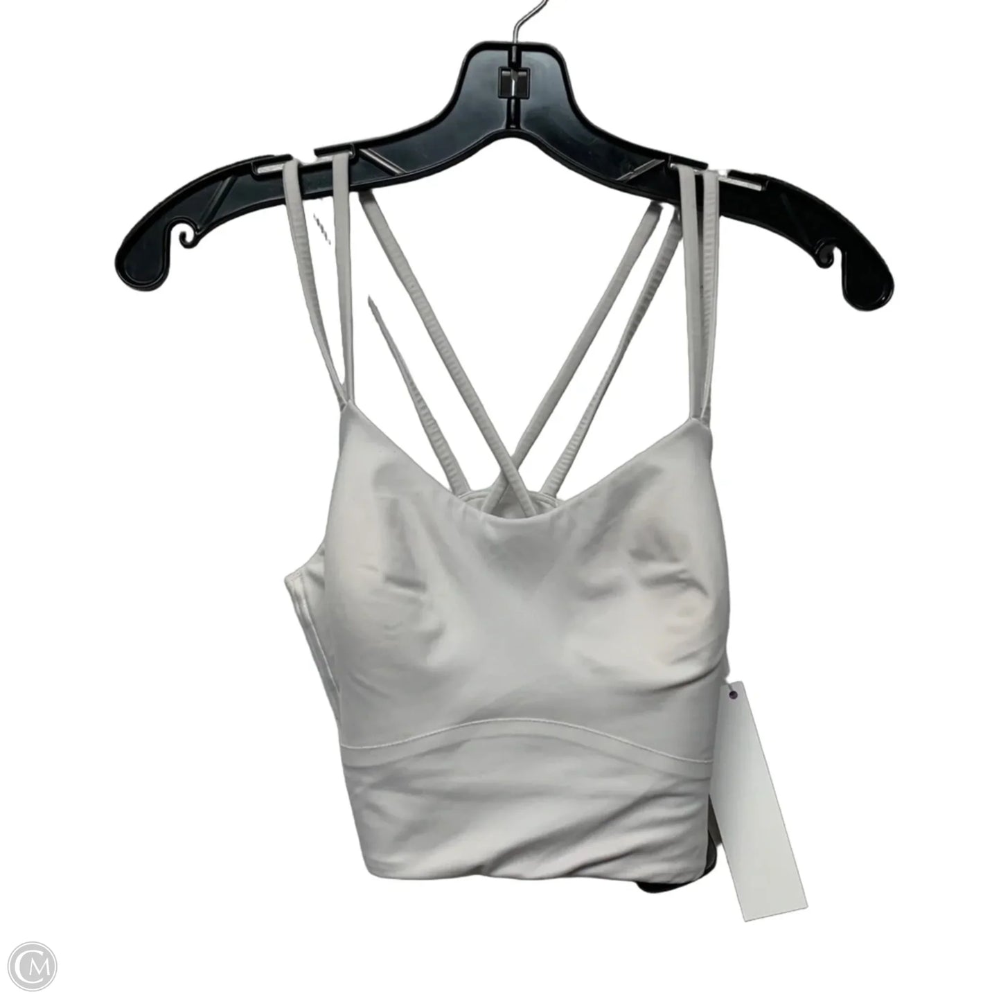 Athletic Bra By Lululemon In White, Size: L
