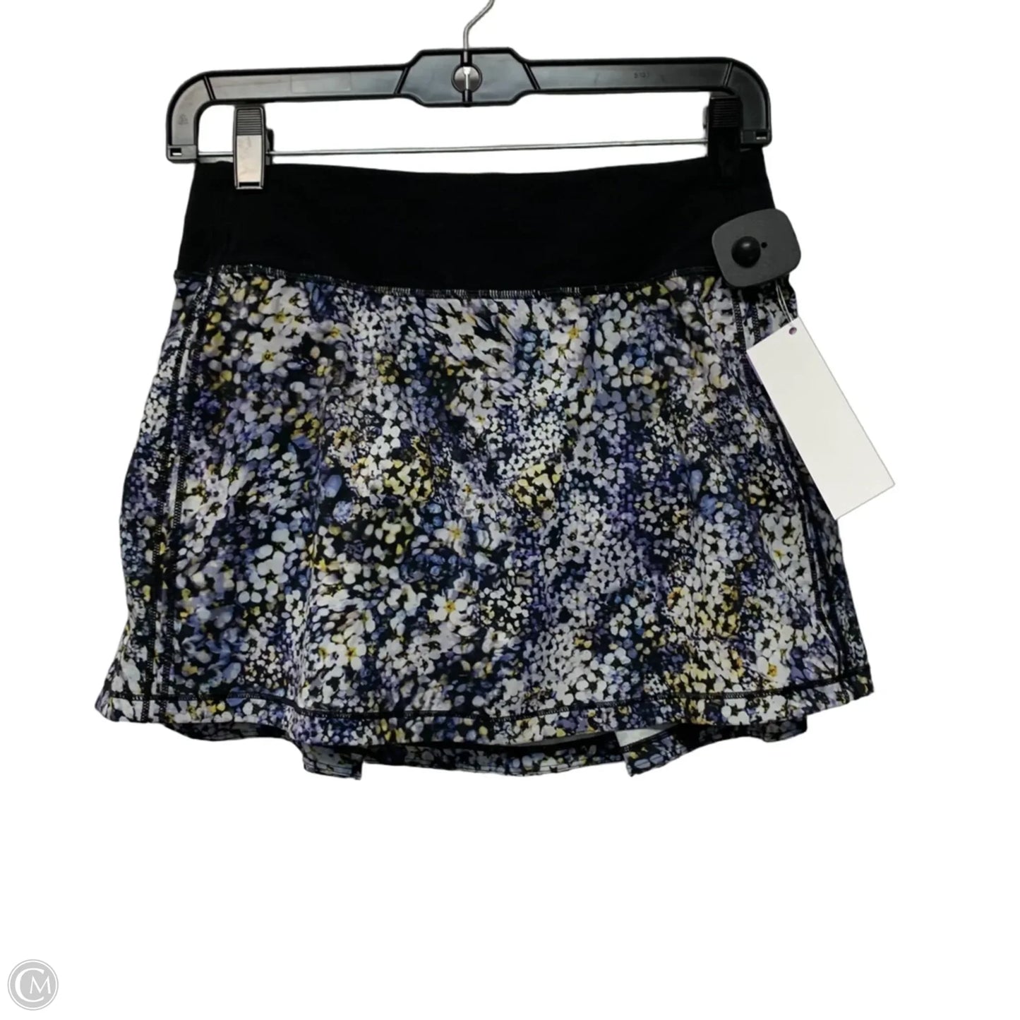 Athletic Skort By Lululemon In Black & Purple, Size: S