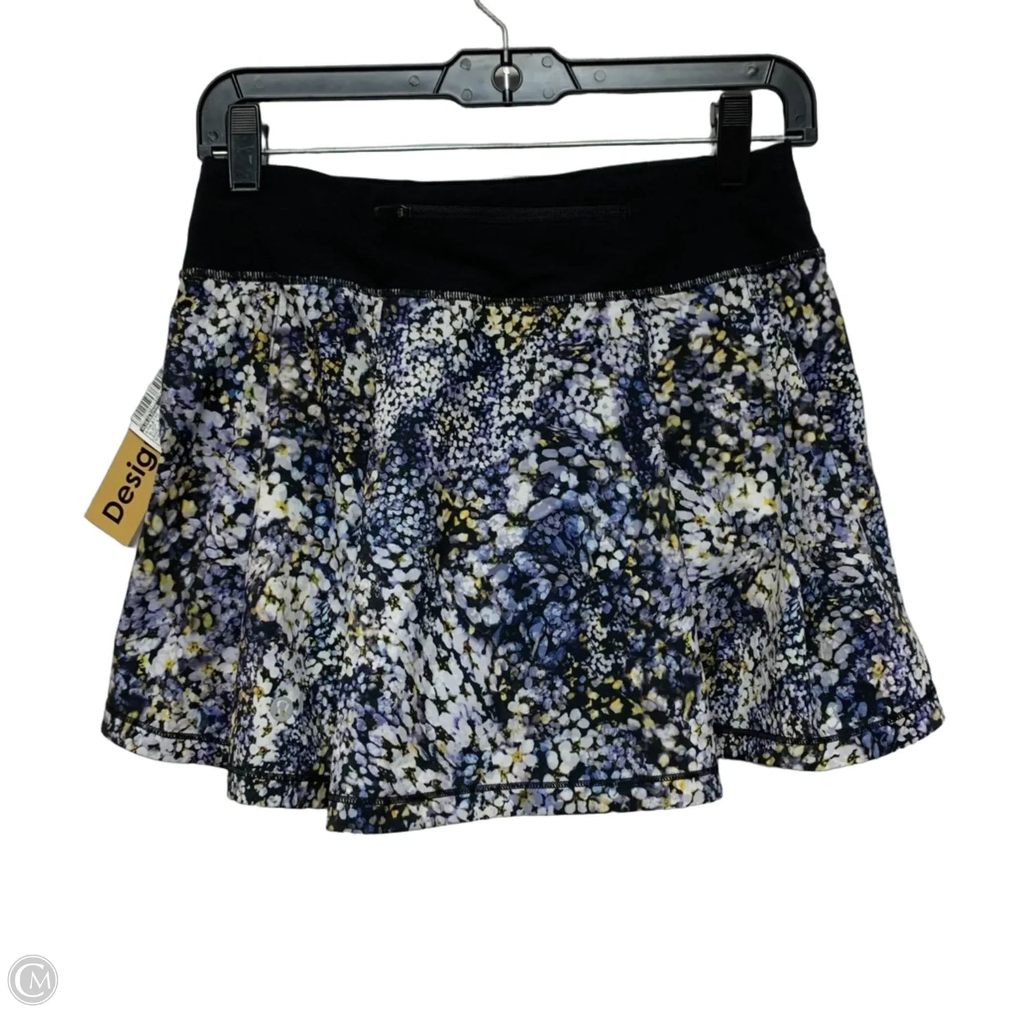 Athletic Skort By Lululemon In Black & Purple, Size: S