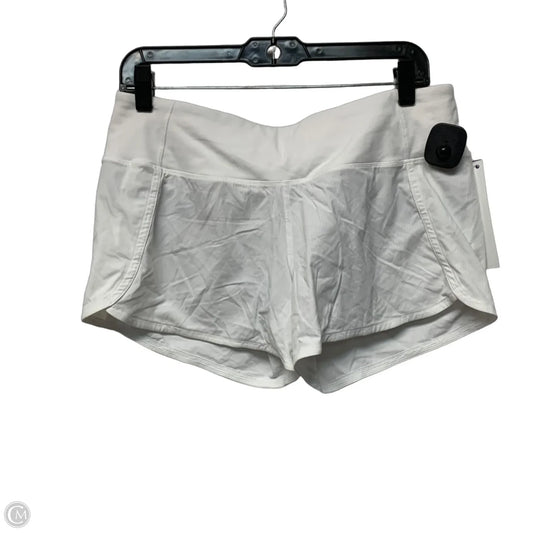 Athletic Shorts By Lululemon In White, Size: M