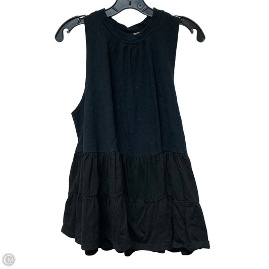 Tunic Sleeveless By Free People In Black, Size: M