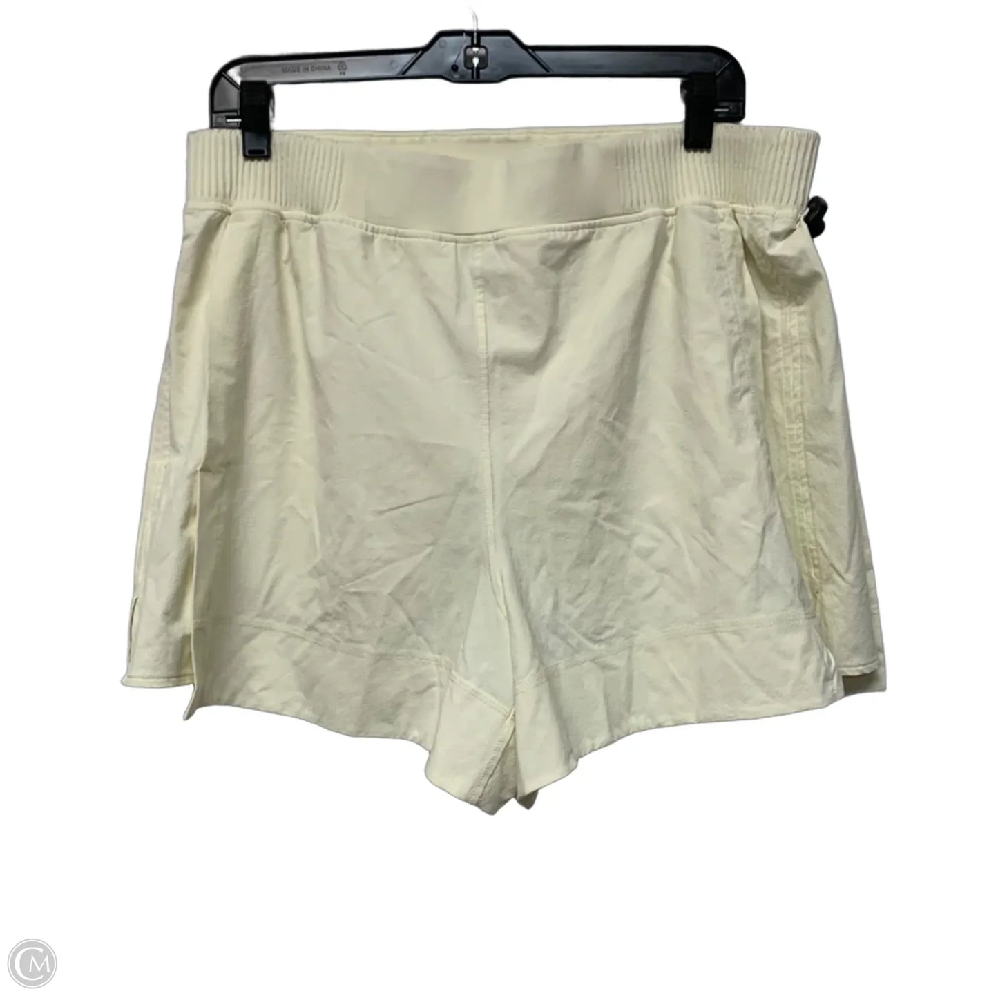 Athletic Shorts By Lululemon In Yellow, Size: Xl