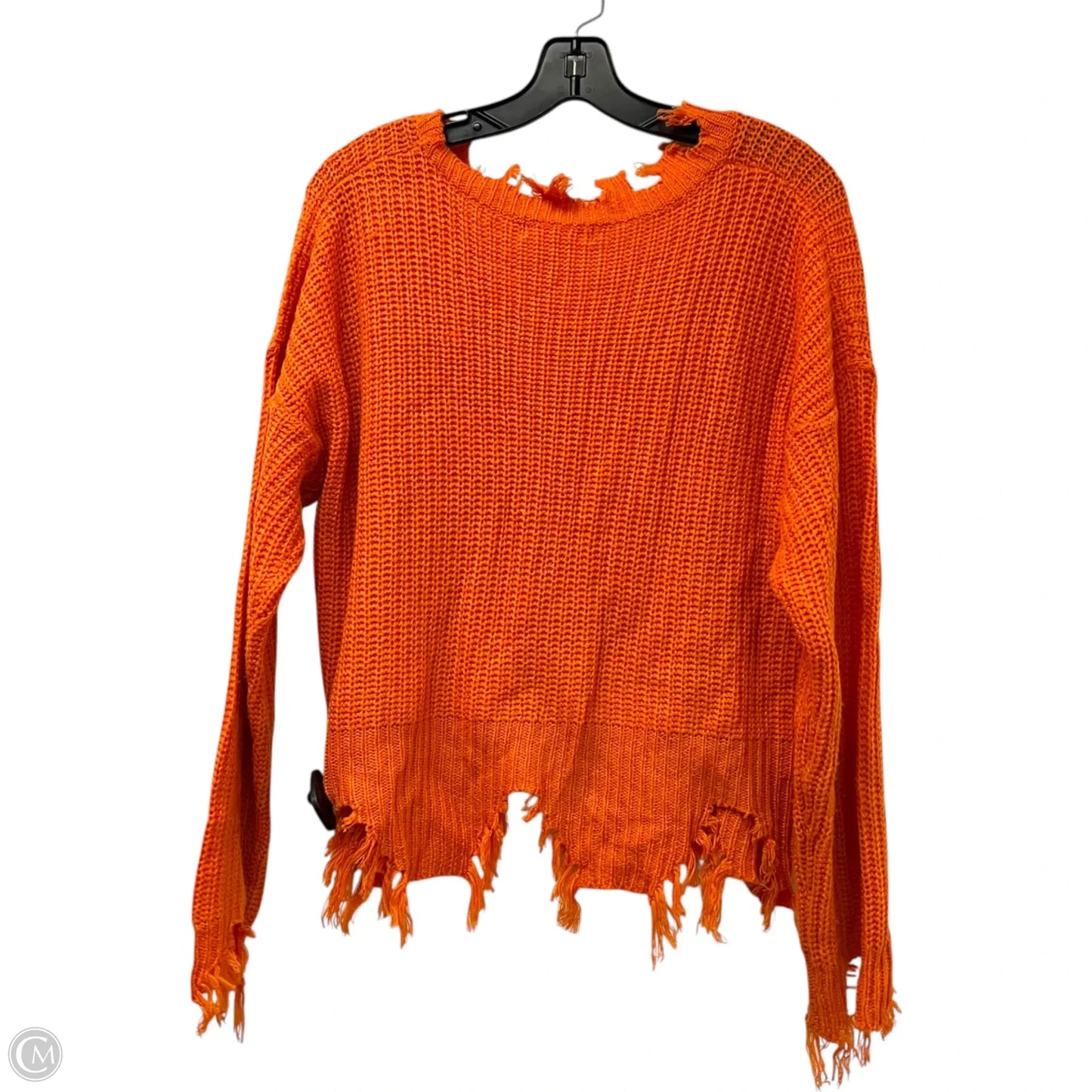 Sweater By Caren Sport In Orange, Size: 3x