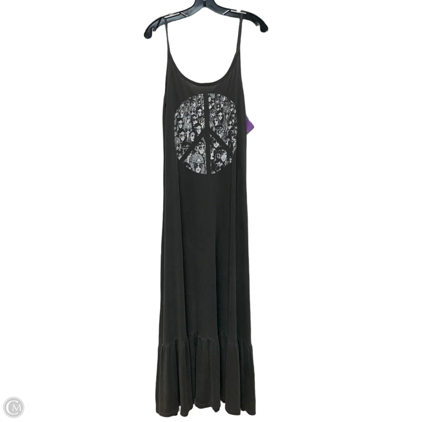 Dress Casual Maxi By LAUREN & MOSHI In Grey, Size: L