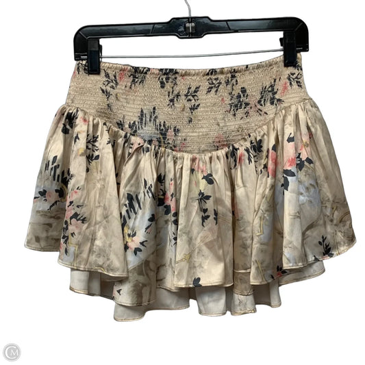 Skirt Mini & Short By Kimchi Blue In Cream, Size: S