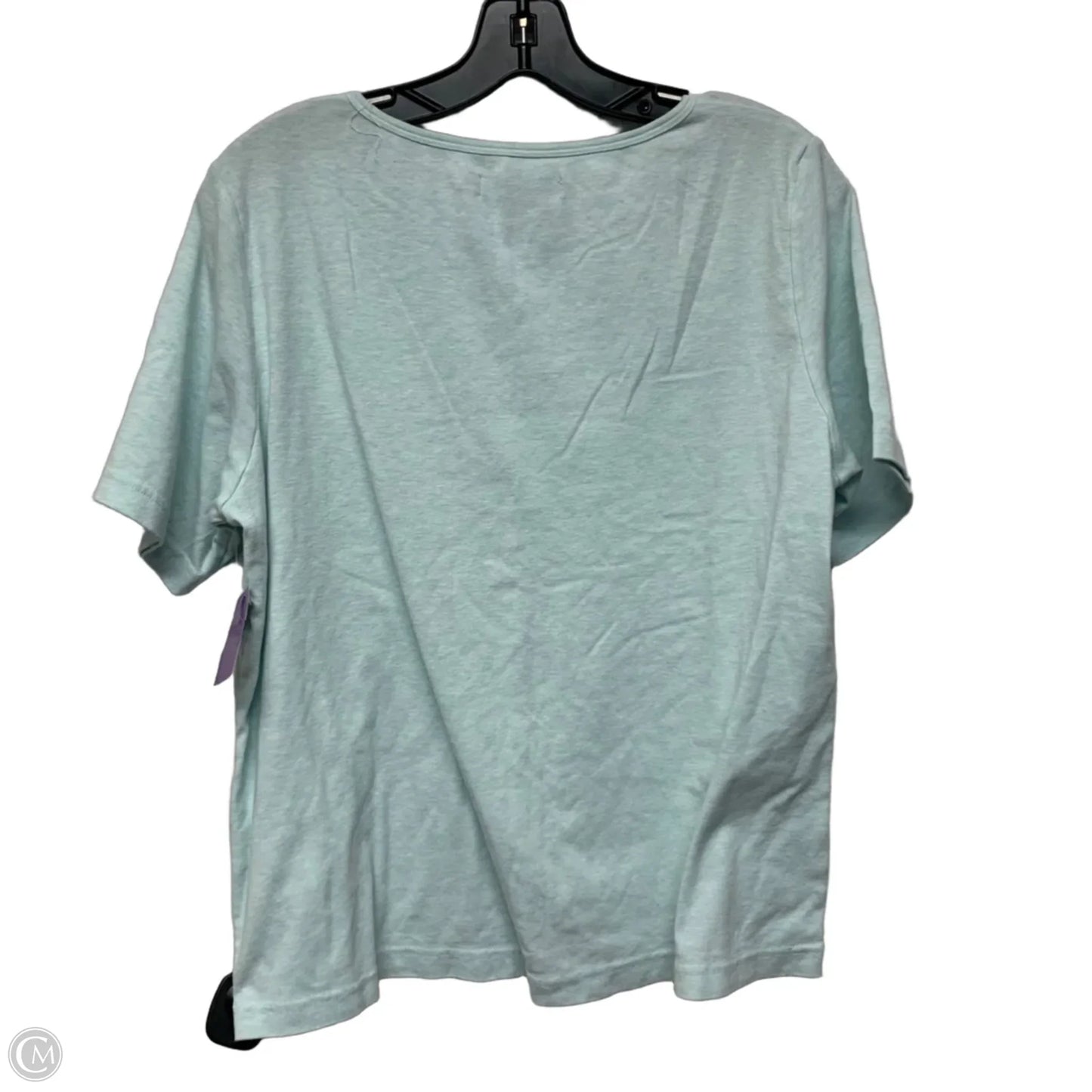 Top Short Sleeve Basic By 209wst38 In Blue, Size: M