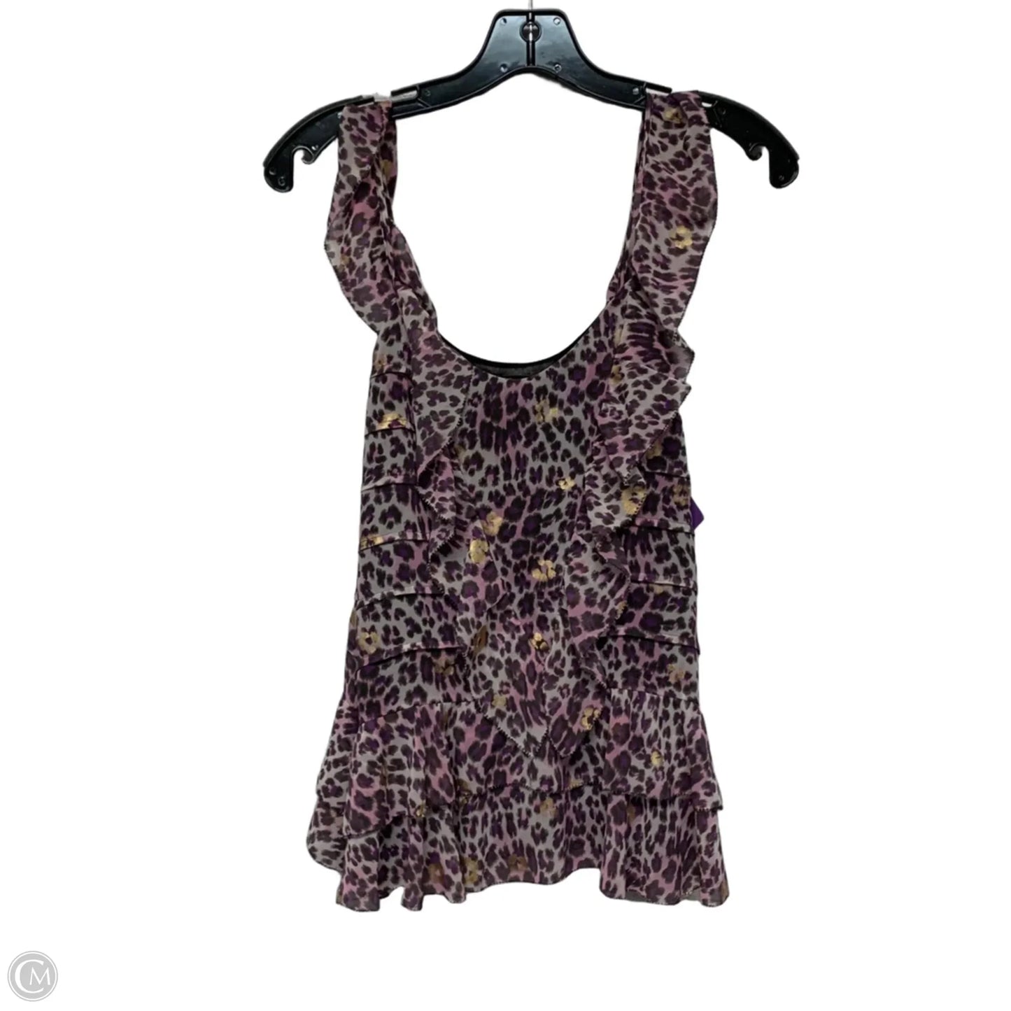 Top Sleeveless By Juicy Couture In Animal Print, Size: S
