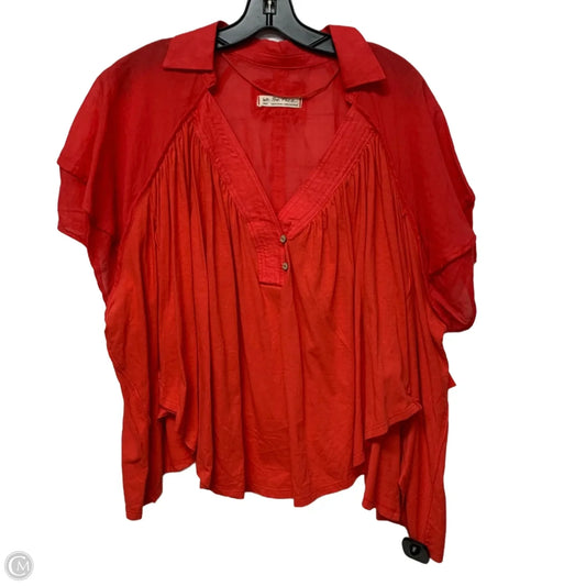 Top Short Sleeve By We The Free In Red, Size: S