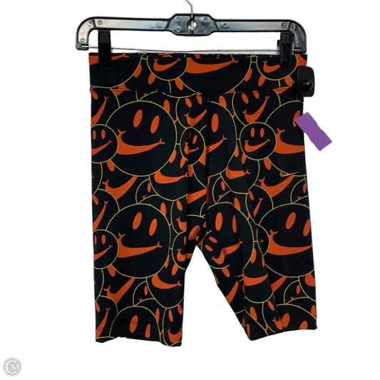 Athletic Shorts By Nike Apparel In Black & Orange, Size: S
