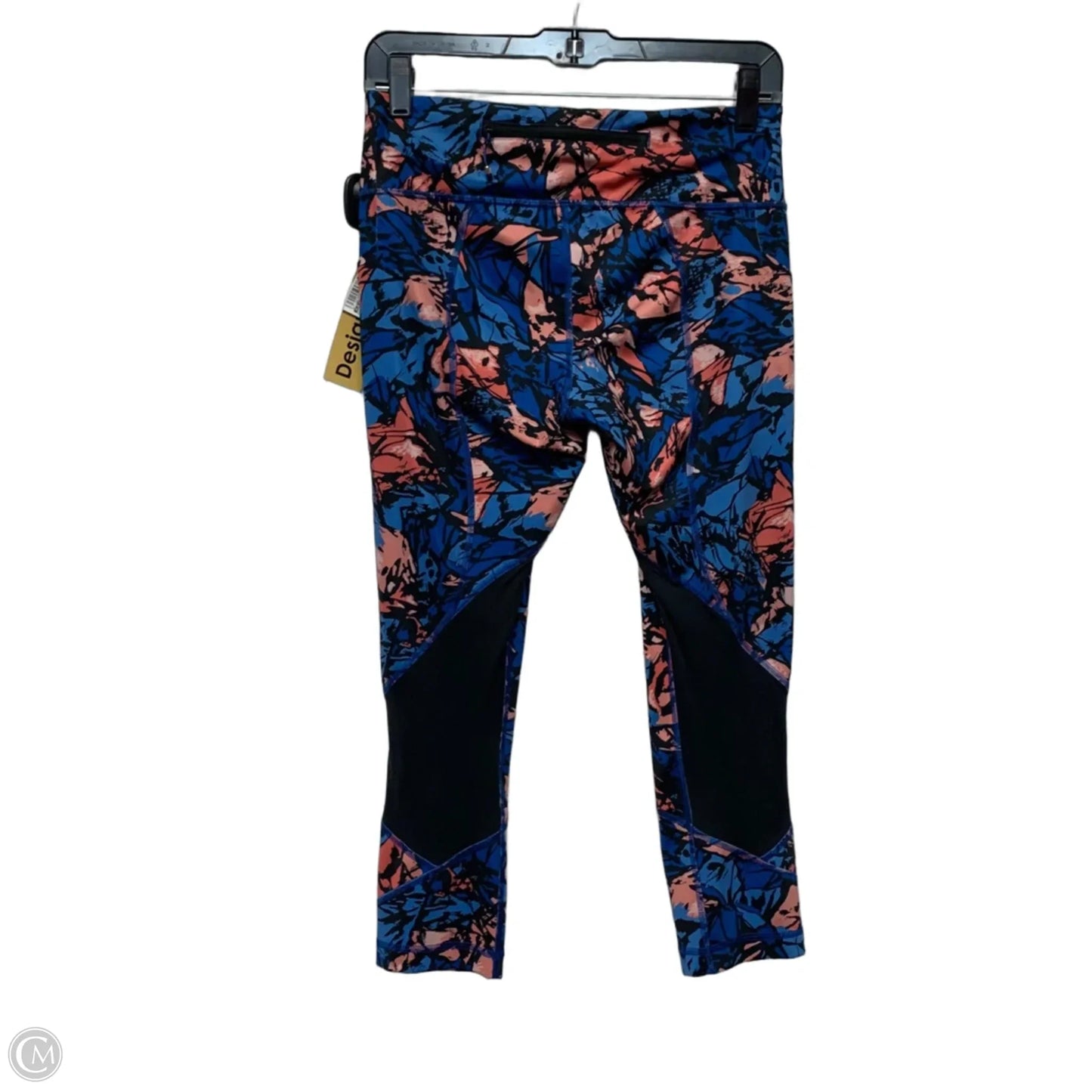 Athletic Leggings Capris By Lululemon In Blue & Orange, Size: S