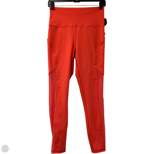 Athletic Leggings By Lululemon In Orange, Size: M