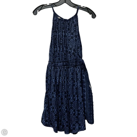 Dress Casual Short By Free People In Black & Blue, Size: L