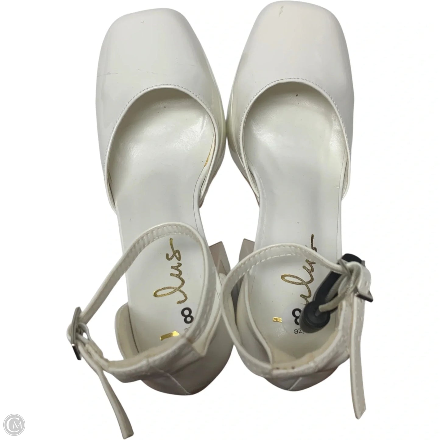 Shoes Heels Platform By Lulus In White, Size: 8