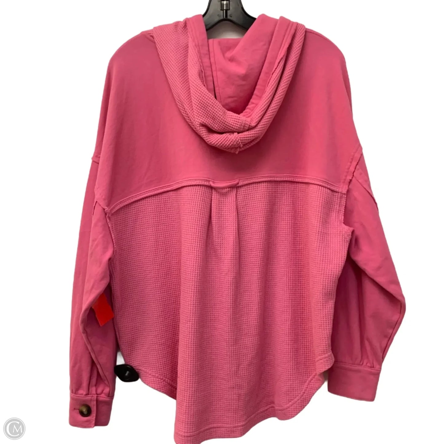 Jacket Shirt By American Eagle In Pink, Size: Xs