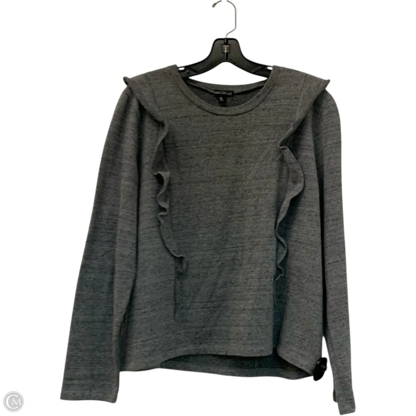 Top Long Sleeve By J. Crew In Grey, Size: Xl