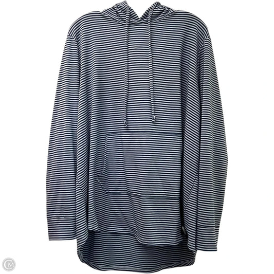 Sweatshirt Hoodie By Workshop In Blue, Size: 3x