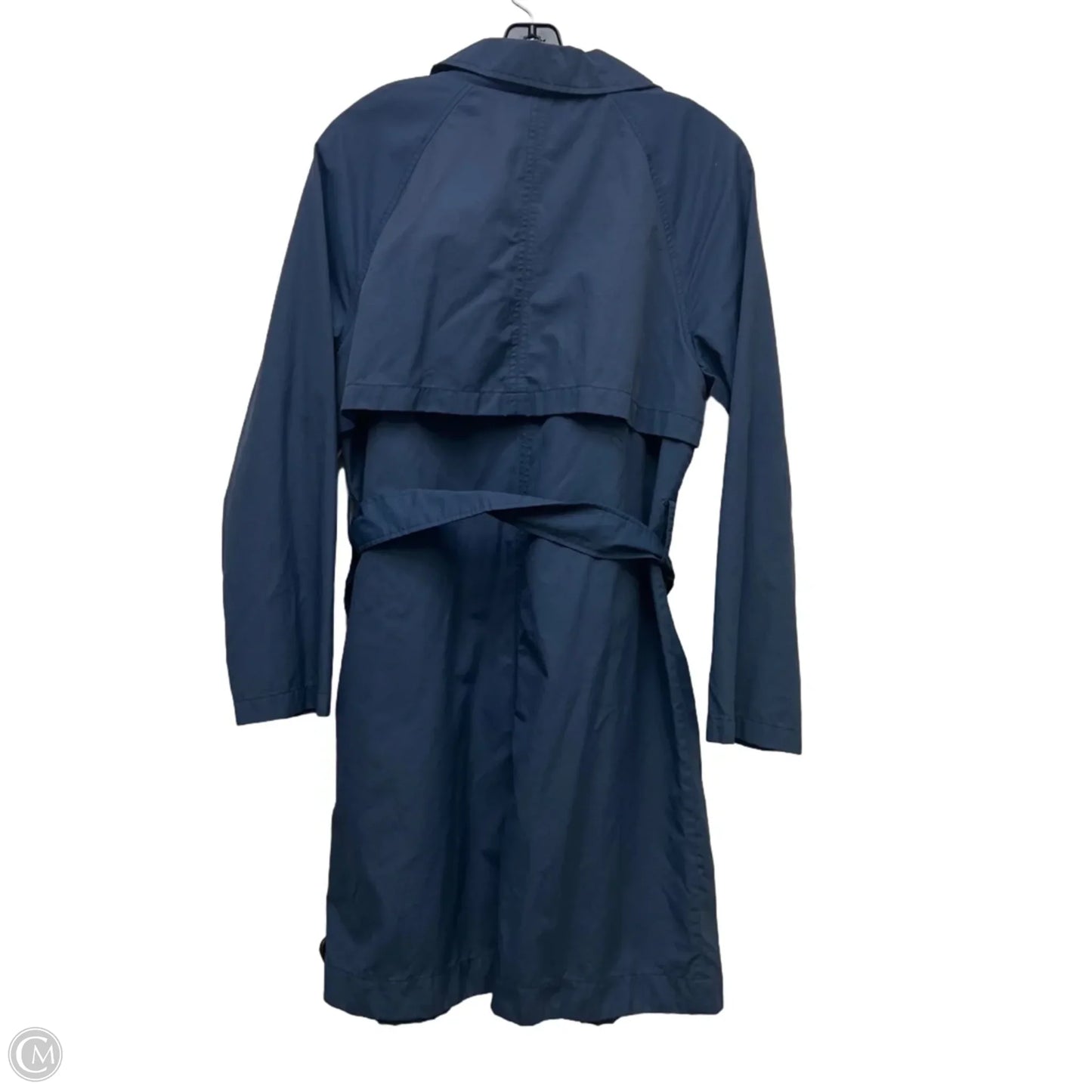 Coat Raincoat By A New Day In Blue, Size: M