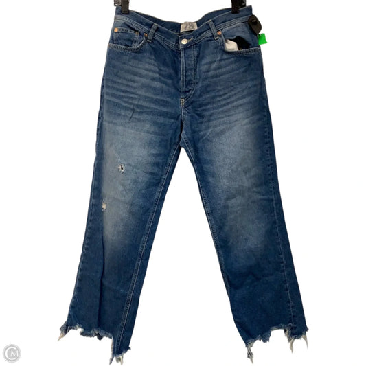 Jeans Straight By We The Free In Blue Denim, Size: 8