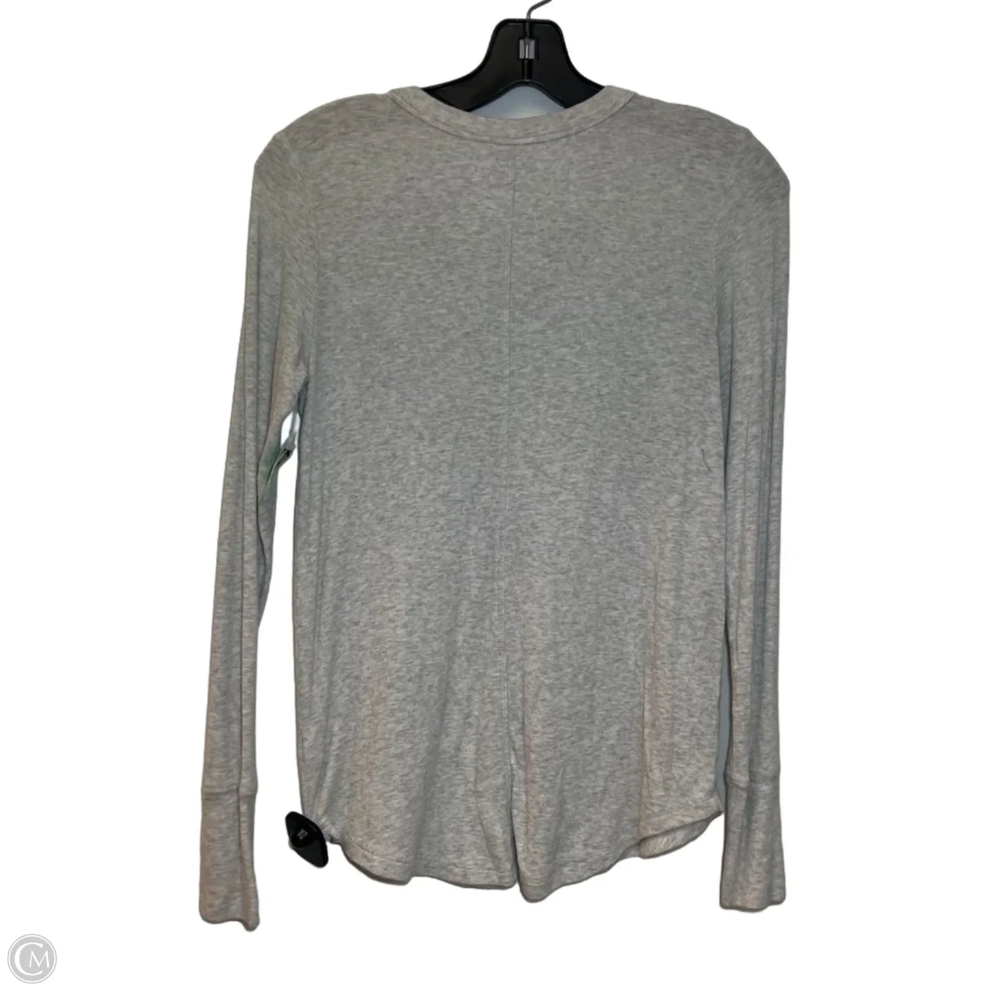 Top Long Sleeve By Aerie In Grey, Size: S