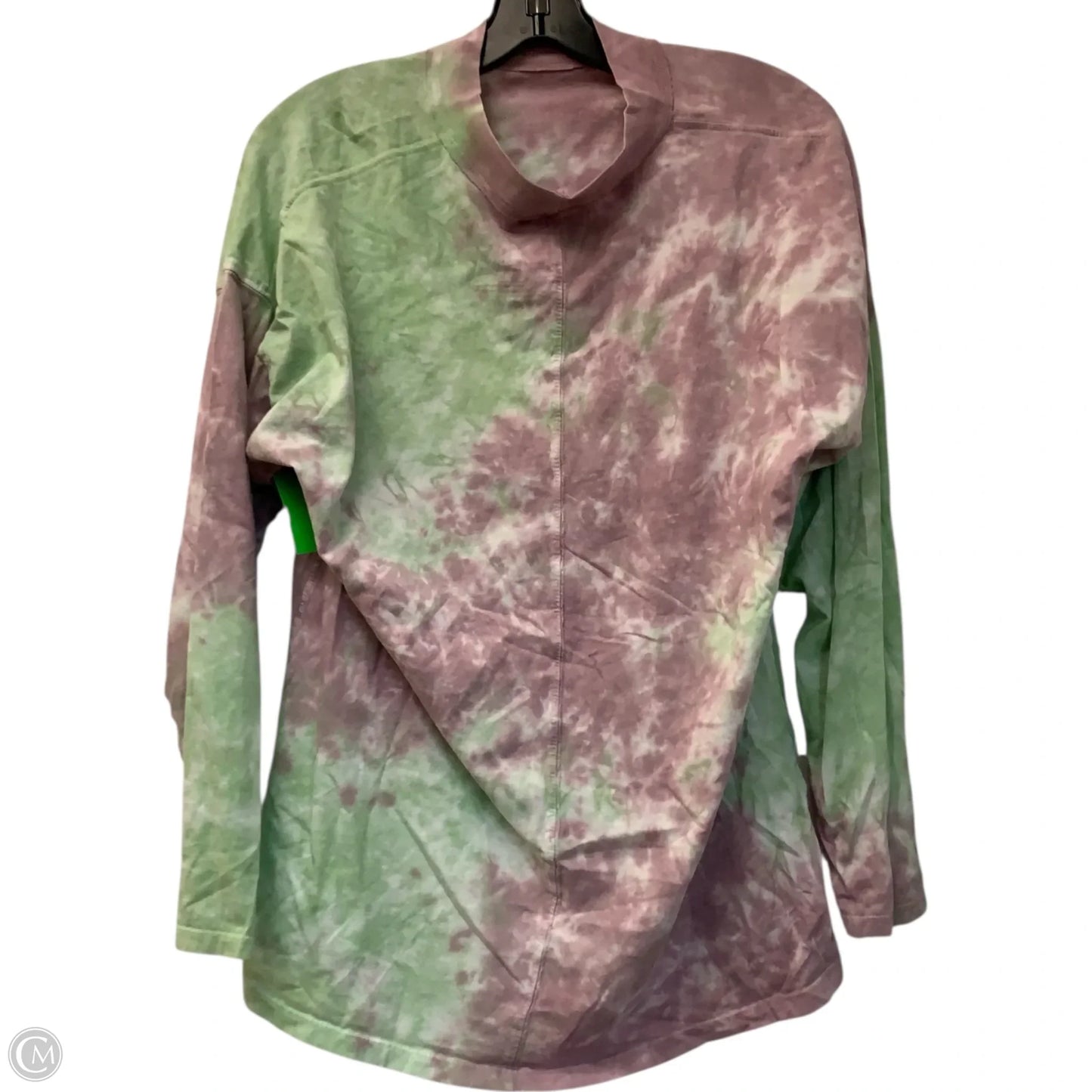 Top Long Sleeve By We The Free In Green & Purple, Size: S