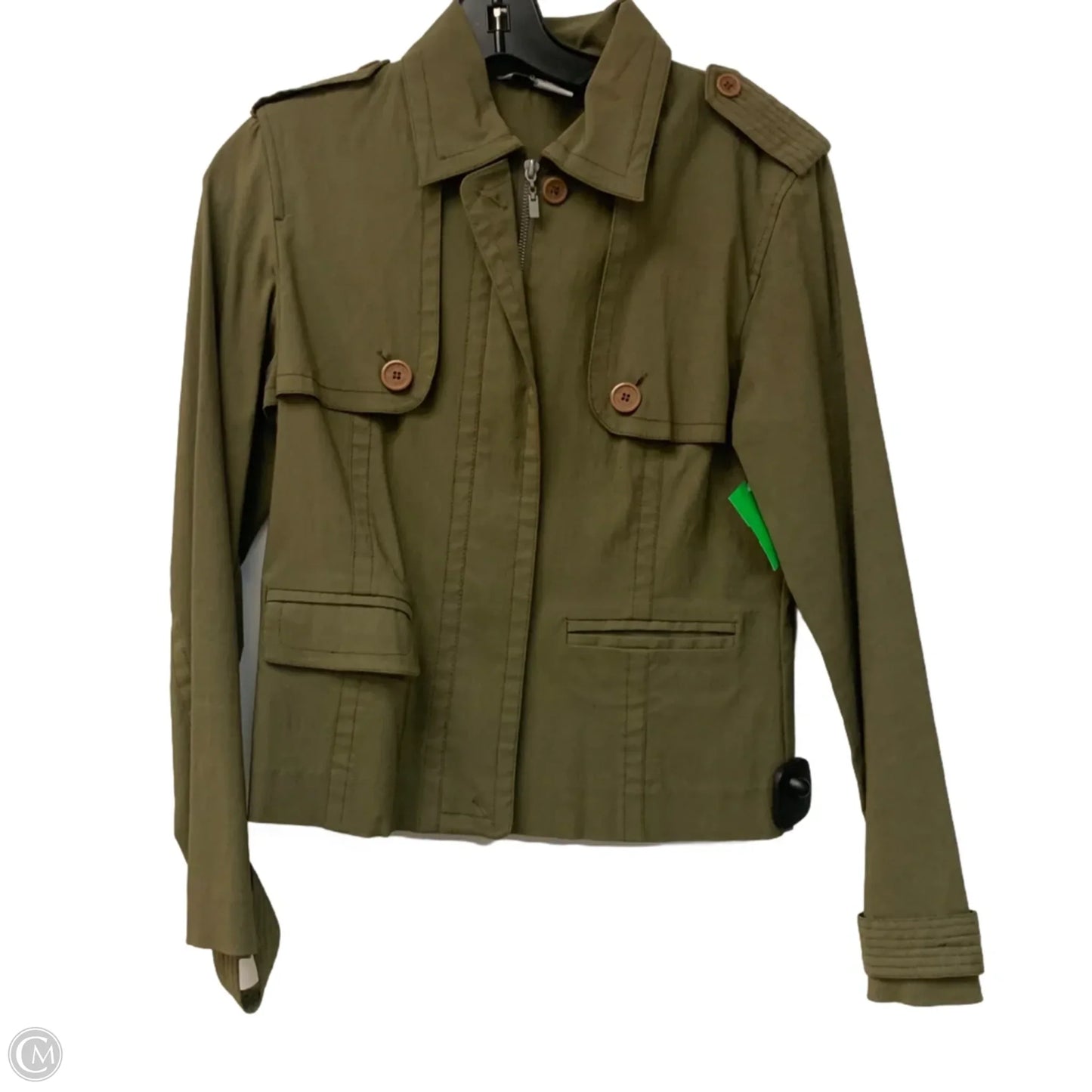 Jacket Utility By Mac And Jac In Green, Size: Xs