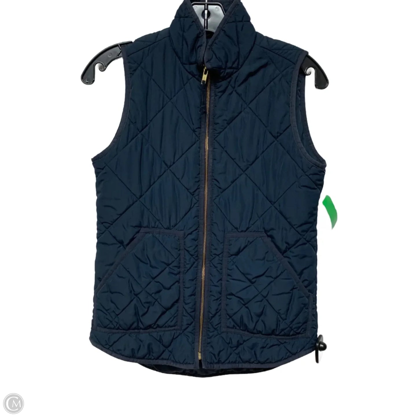 Vest Puffer & Quilted By J. Crew In Navy, Size: Xxs