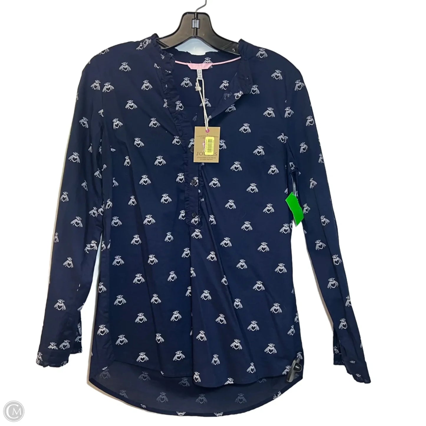 Top Long Sleeve By Joules In Navy, Size: M
