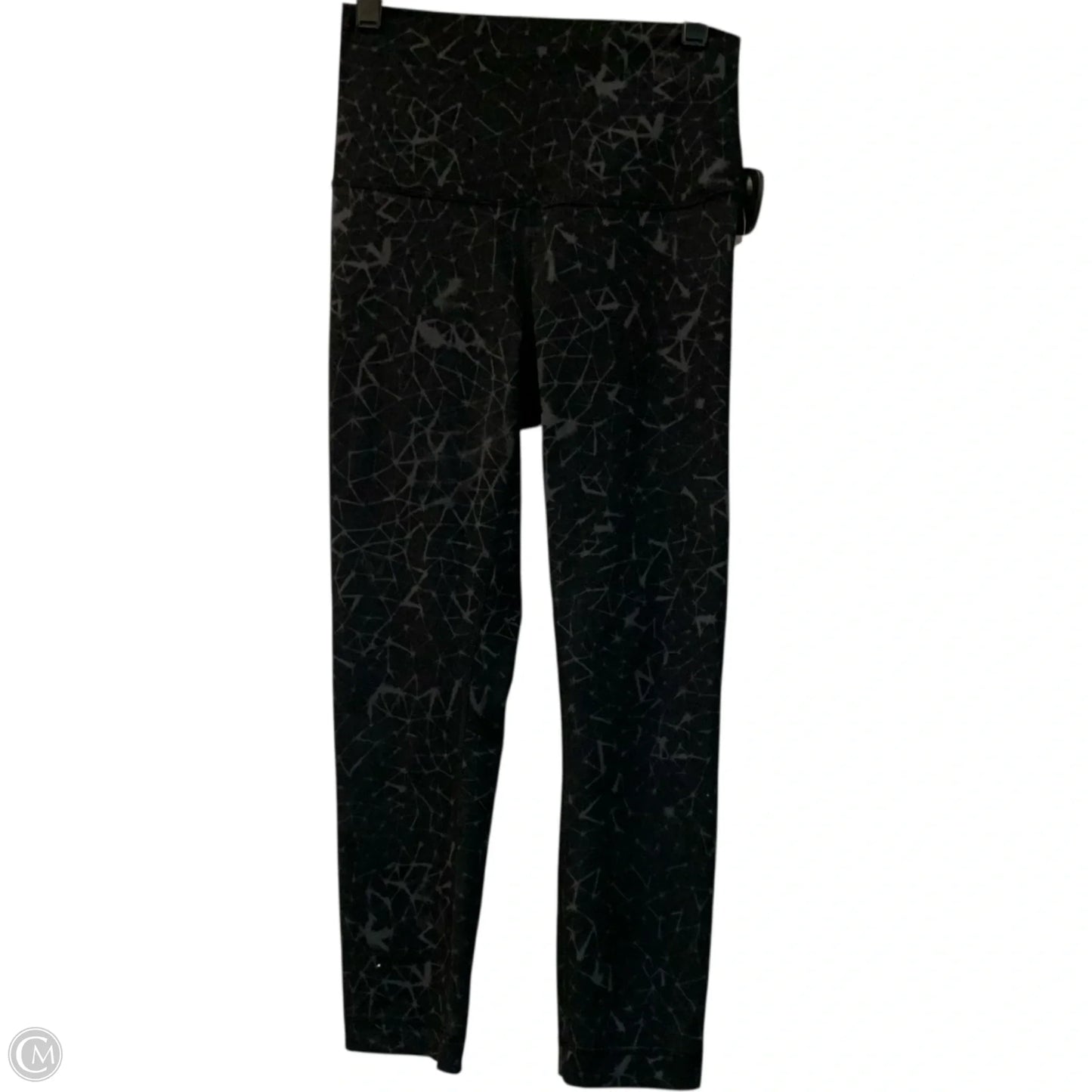 Athletic Leggings By Lululemon In Black & Grey, Size: Xs