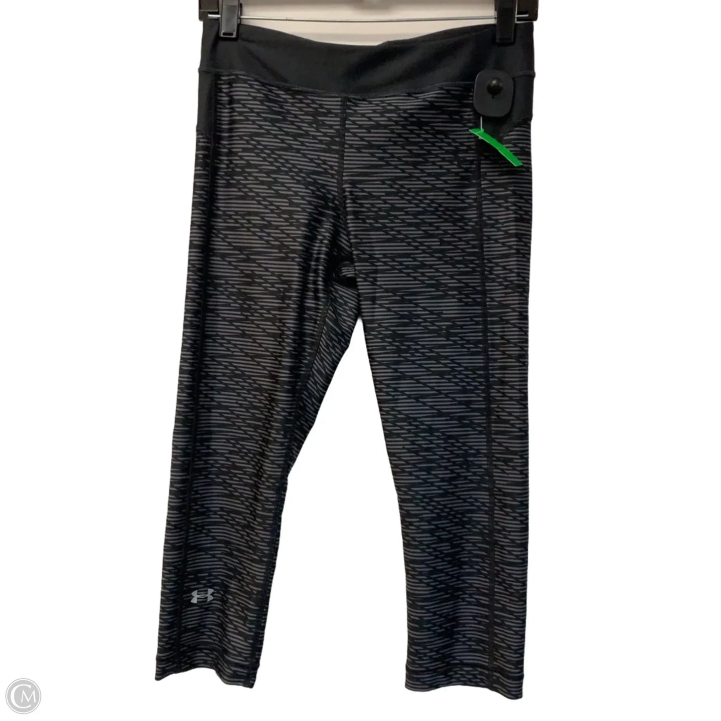 Athletic Capris By Under Armour In Grey, Size: M