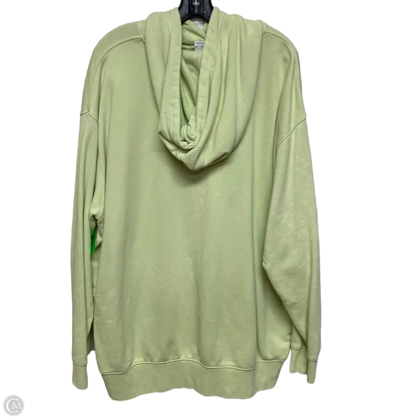 Sweatshirt Hoodie By Nike Apparel In Yellow, Size: Xl