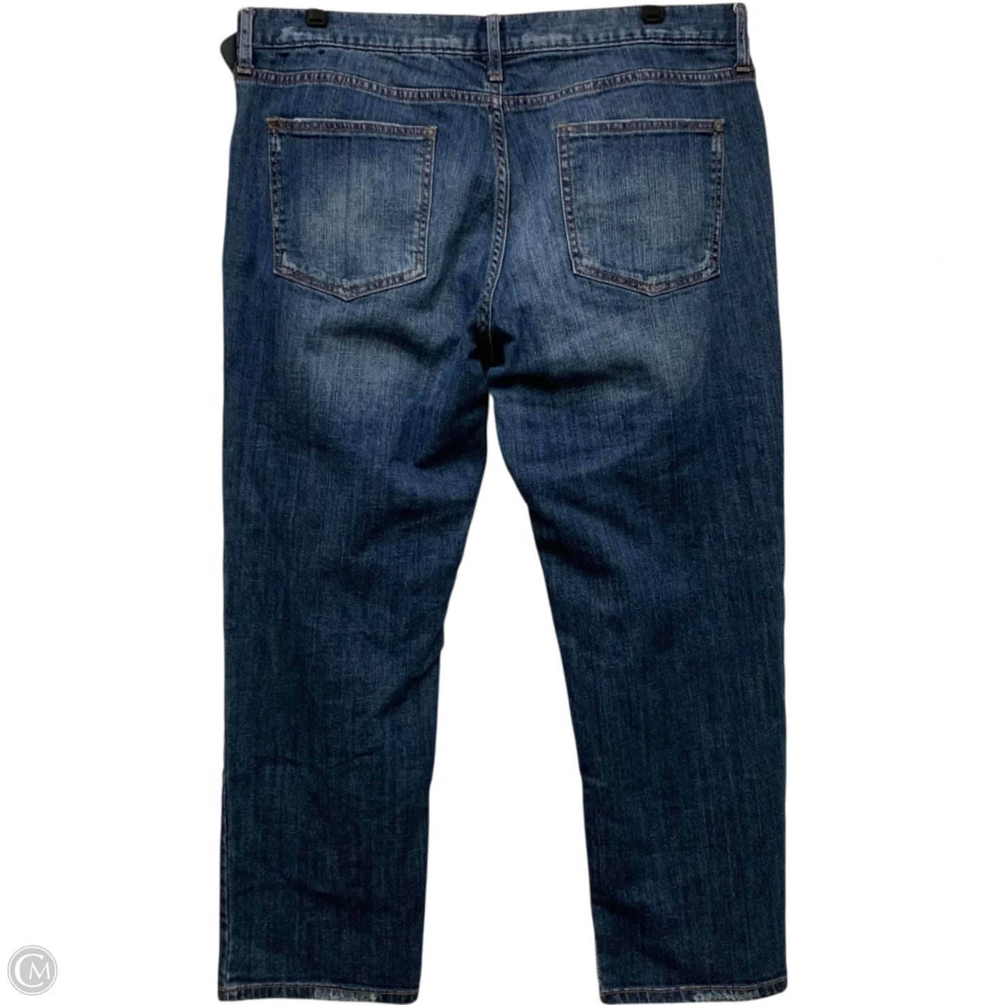 Jeans Boyfriend By Banana Republic In Blue Denim, Size: 14p